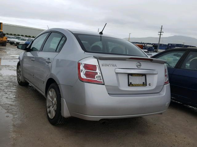 3N1AB6AP7BL643550 - 2011 NISSAN SENTRA 2.0 SILVER photo 3