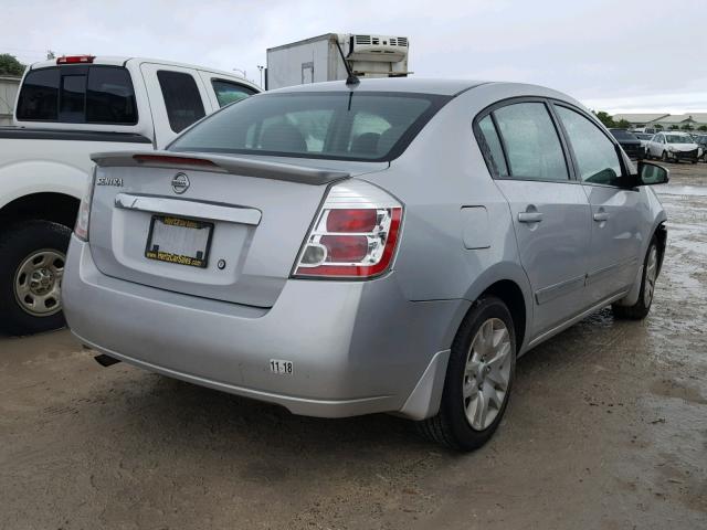 3N1AB6AP7BL643550 - 2011 NISSAN SENTRA 2.0 SILVER photo 4