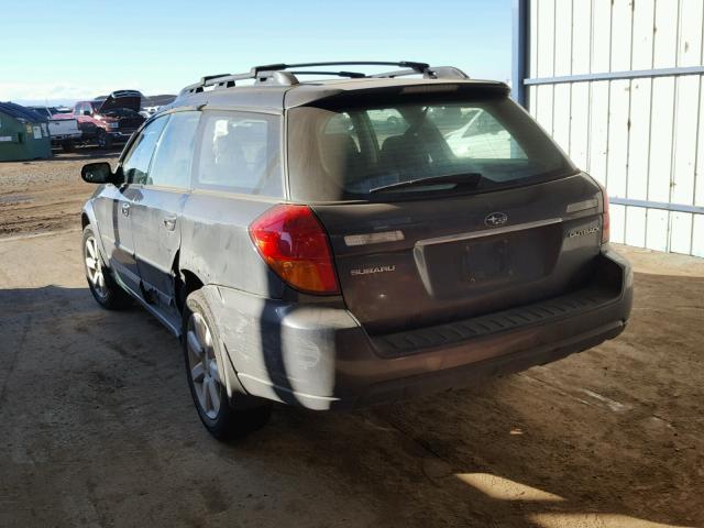 4S4BP61C267333926 - 2006 SUBARU LEGACY OUT GRAY photo 3