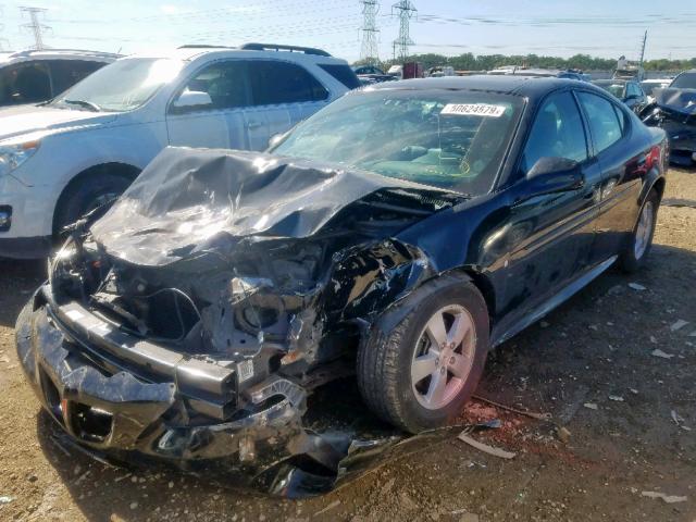 2G2WP552881184296 - 2008 PONTIAC GRAND PRIX BLACK photo 2