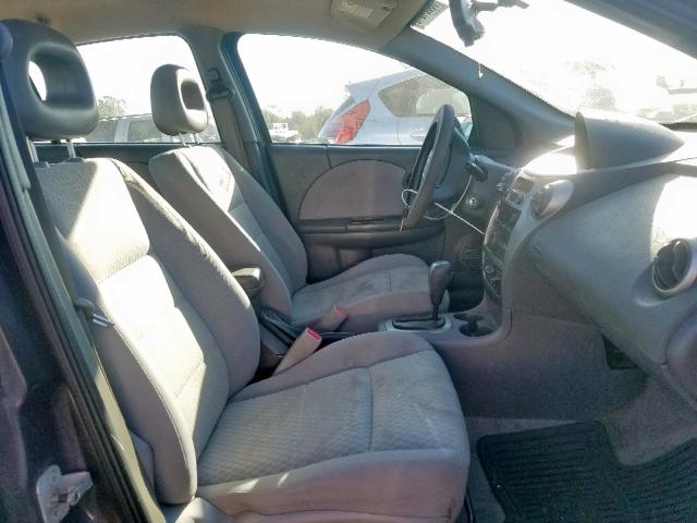 1G8AJ55F07Z145468 - 2007 SATURN ION LEVEL SILVER photo 5