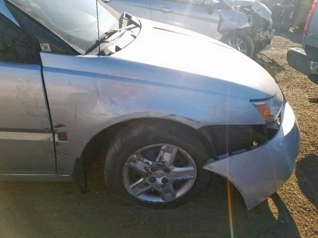 1G8AJ55F07Z145468 - 2007 SATURN ION LEVEL SILVER photo 9