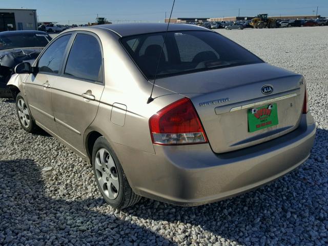 KNAFE121385539361 - 2008 KIA SPECTRA EX GOLD photo 3