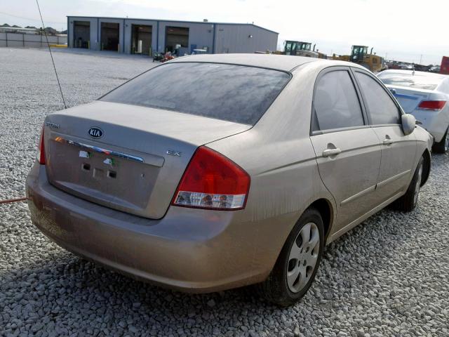 KNAFE121385539361 - 2008 KIA SPECTRA EX GOLD photo 4