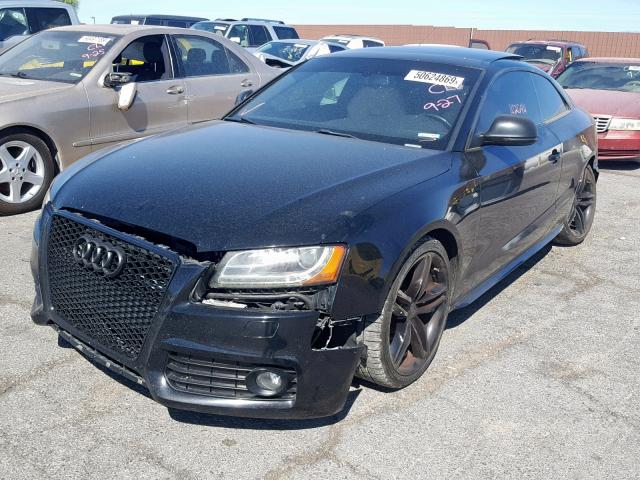 WAURV78TX9A000950 - 2009 AUDI S5 QUATTRO BLACK photo 2