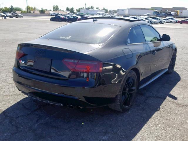 WAURV78TX9A000950 - 2009 AUDI S5 QUATTRO BLACK photo 4