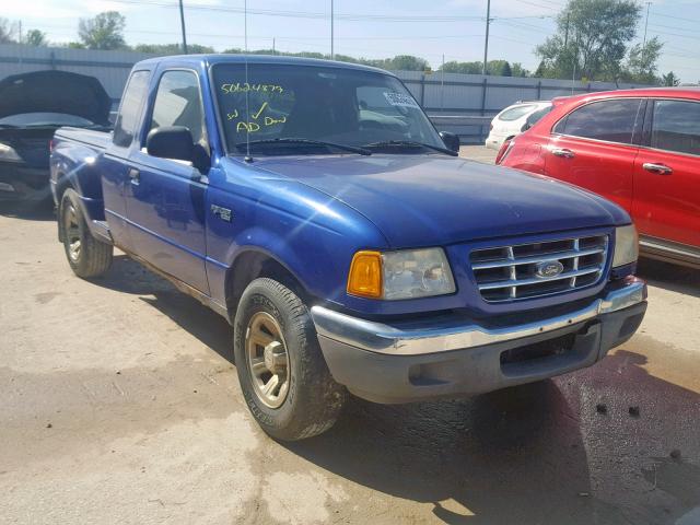 1FTYR44V83PB35843 - 2003 FORD RANGER SUP BLUE photo 1