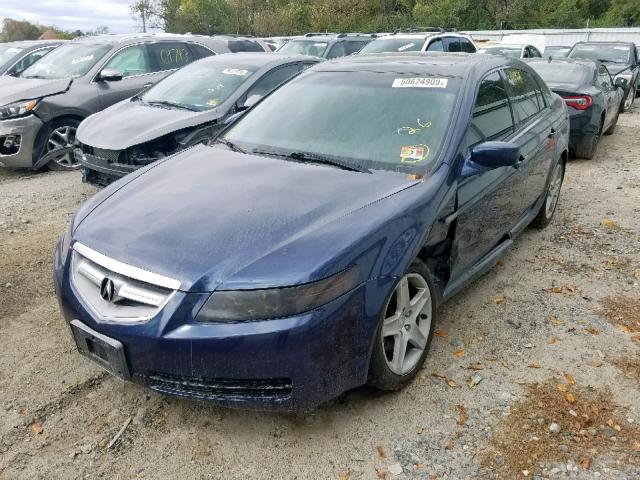 19UUA66245A069867 - 2005 ACURA TL BLUE photo 2