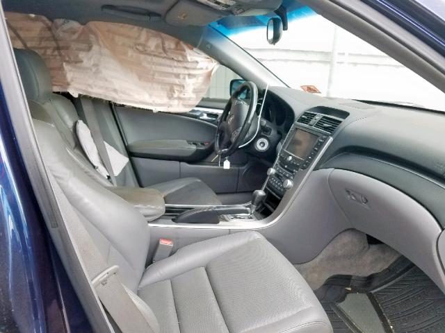 19UUA66245A069867 - 2005 ACURA TL BLUE photo 5