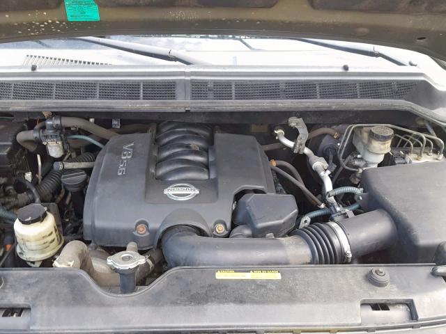 5N1AA08A25N712384 - 2005 NISSAN ARMADA SE GREEN photo 7