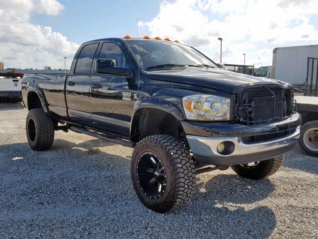 3D7KS28A67G850478 - 2007 DODGE RAM 2500 S BLACK photo 1