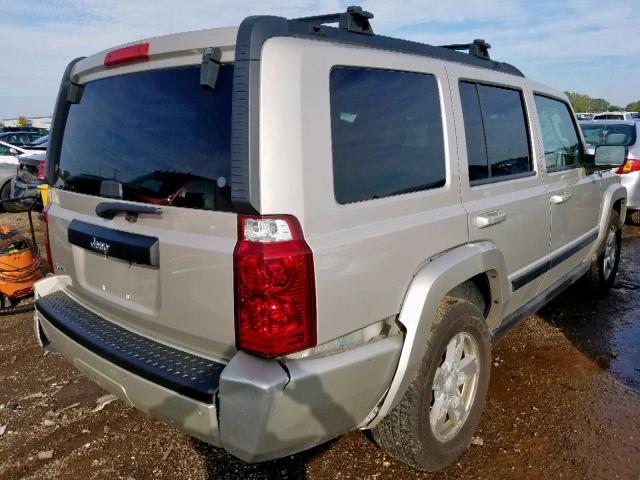 1J8HG48K67C608859 - 2007 JEEP COMMANDER თაფლისფერი ფოტო 4