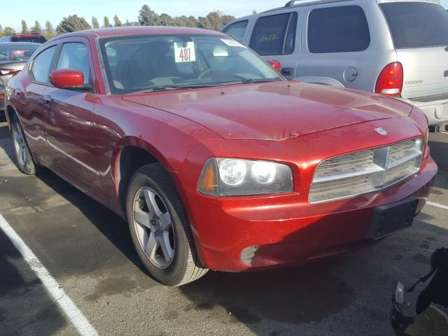 2B3CA4CD5AH175620 - 2010 DODGE CHARGER RED photo 1
