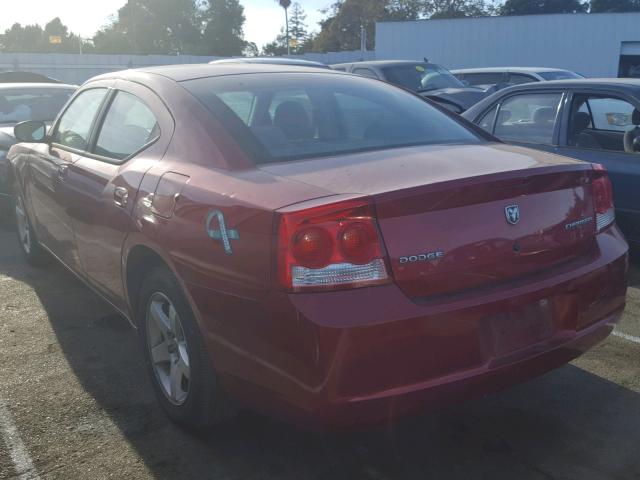 2B3CA4CD5AH175620 - 2010 DODGE CHARGER RED photo 3