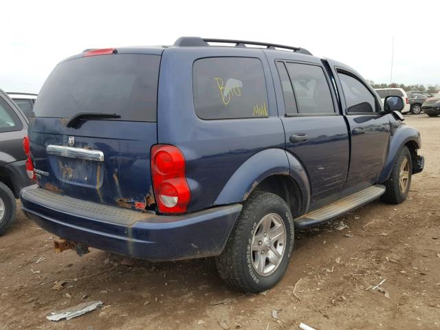 1D8HB58D35F510219 - 2005 DODGE DURANGO LI BLUE photo 4