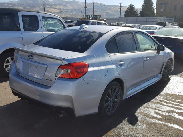 JF1VA1D67F8809891 - 2015 SUBARU WRX PREMIU SILVER photo 4