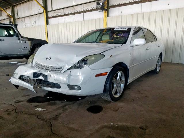 JTHBF30G430127830 - 2003 LEXUS ES 300 WHITE photo 2