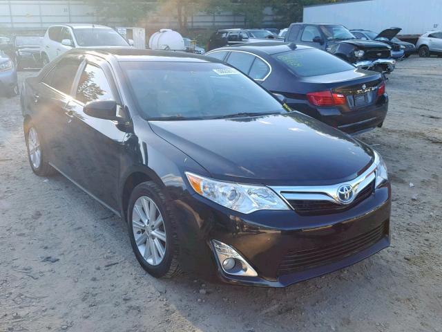 4T1BD1FK4CU055393 - 2012 TOYOTA CAMRY HYBR CHARCOAL photo 1