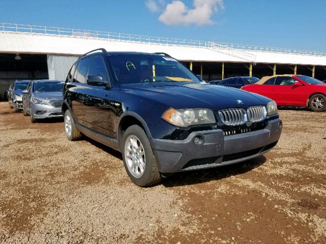 WBXPA73414WB28596 - 2004 BMW X3 2.5I BLACK photo 1