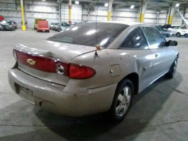 1G1JF12F157194443 - 2005 CHEVROLET CAVALIER L TAN photo 4