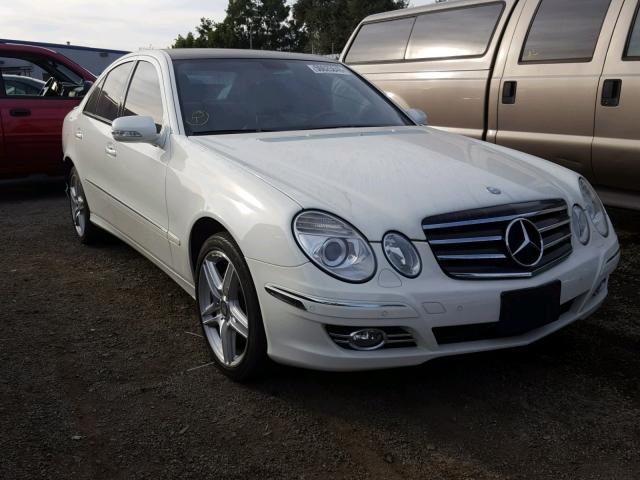 WDBUF72X97B049200 - 2007 MERCEDES-BENZ E 550 WHITE photo 1