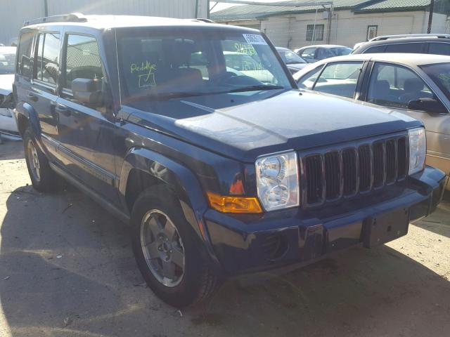 1J8HG48NX6C143513 - 2006 JEEP COMMANDER BLUE photo 1