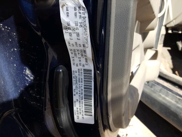 1J8HG48NX6C143513 - 2006 JEEP COMMANDER BLUE photo 10