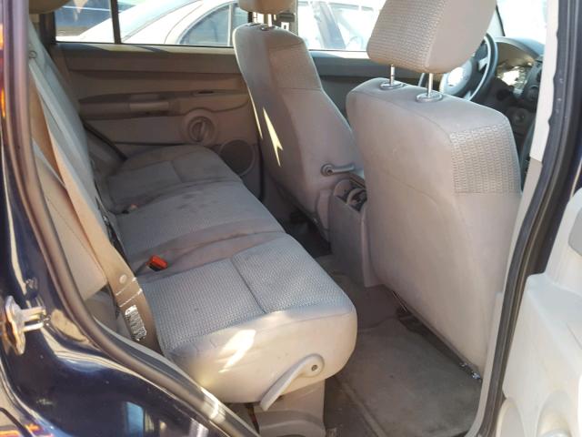 1J8HG48NX6C143513 - 2006 JEEP COMMANDER BLUE photo 6