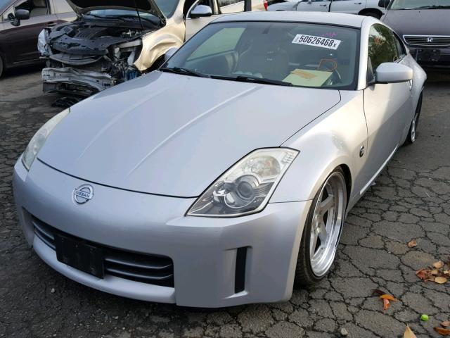 JN1AZ34E46M351239 - 2006 NISSAN 350Z COUPE SILVER photo 2