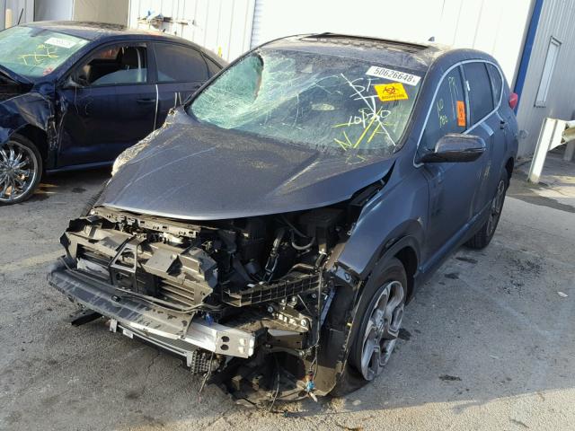 7FARW1H81HE037758 - 2017 HONDA CR-V EXL GRAY photo 2