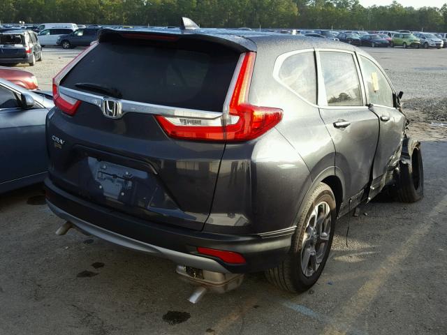 7FARW1H81HE037758 - 2017 HONDA CR-V EXL GRAY photo 4