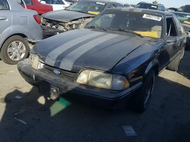 1FACP41M0NF179510 - 1992 FORD MUSTANG LX BLACK photo 2