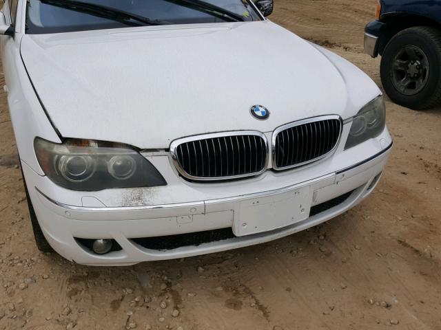 WBAHN83507DT73792 - 2007 BMW 750 WHITE photo 9