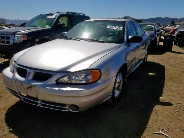 1G2NF52E04C257310 - 2004 PONTIAC GRAND AM S SILVER photo 2