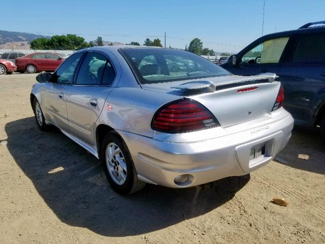 1G2NF52E04C257310 - 2004 PONTIAC GRAND AM S SILVER photo 3