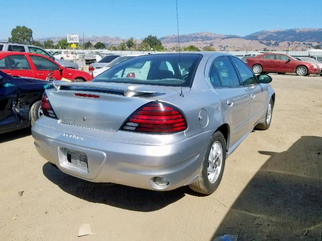 1G2NF52E04C257310 - 2004 PONTIAC GRAND AM S SILVER photo 4