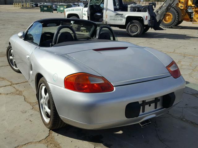 WP0CA2981XU630126 - 1999 PORSCHE BOXSTER SILVER photo 3