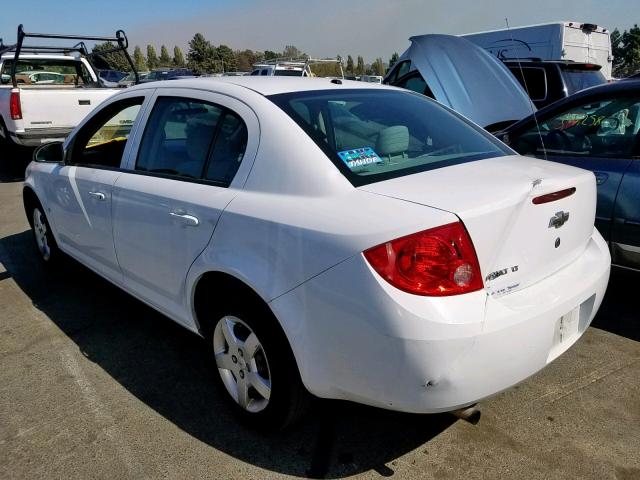 1G1AL58F187156013 - 2008 CHEVROLET COBALT LT WHITE photo 3