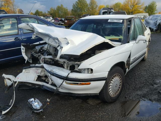 1G4HP52K9VH448994 - 1997 BUICK LESABRE CU WHITE photo 2