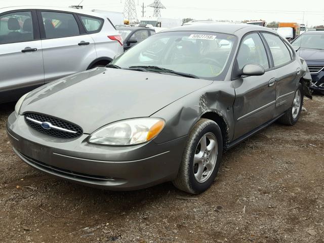 1FAFP55282A261814 - 2002 FORD TAURUS SES GRAY photo 2