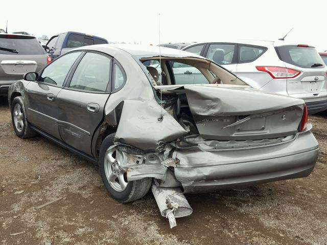 1FAFP55282A261814 - 2002 FORD TAURUS SES GRAY photo 3