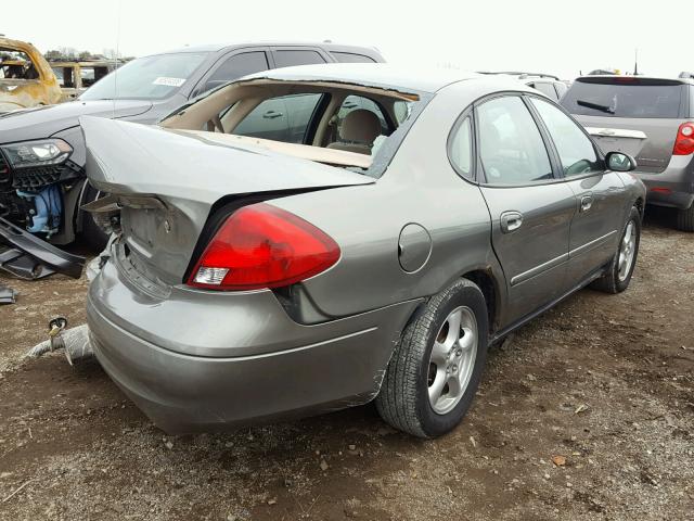 1FAFP55282A261814 - 2002 FORD TAURUS SES GRAY photo 4