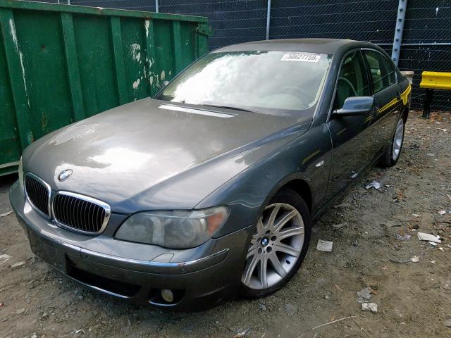 WBAHL83586DT04594 - 2006 BMW 750 I GRAY photo 2