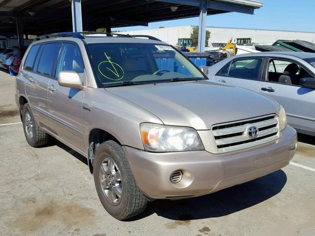 JTEEP21A650119579 - 2005 TOYOTA HIGHLANDER BEIGE photo 1