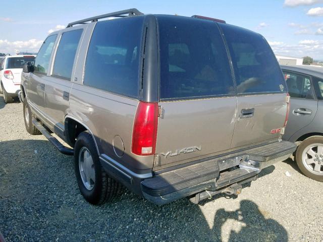 1GKEK13R3XJ797563 - 1999 GMC YUKON TAN photo 3