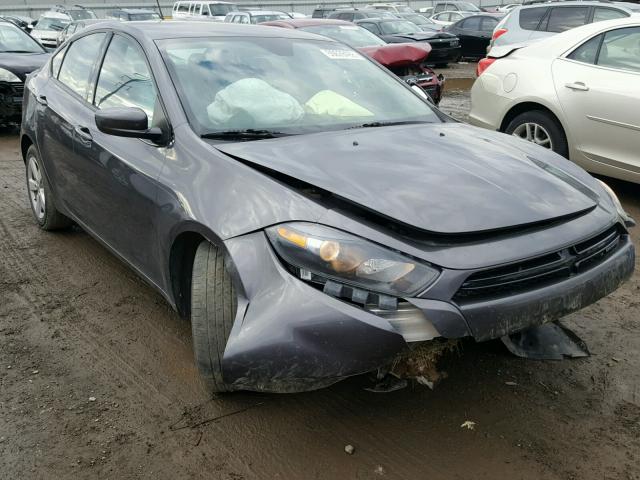 1C3CDFBB5GD629893 - 2016 DODGE DART SXT GRAY photo 1