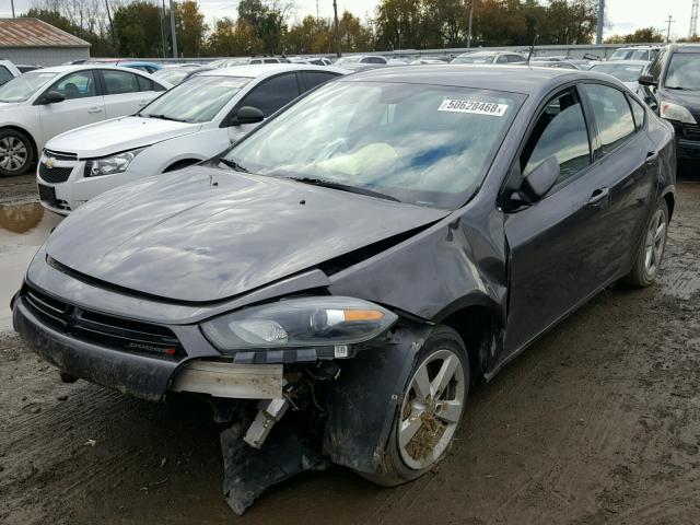 1C3CDFBB5GD629893 - 2016 DODGE DART SXT GRAY photo 2