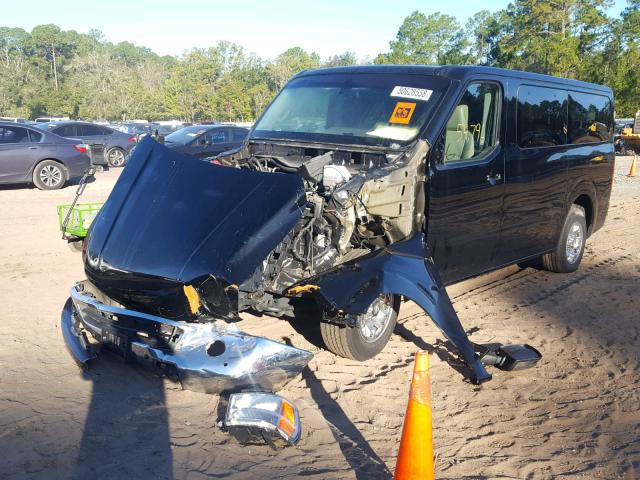 5BZAF0AA6FN852021 - 2015 NISSAN NV 3500 BLACK photo 2