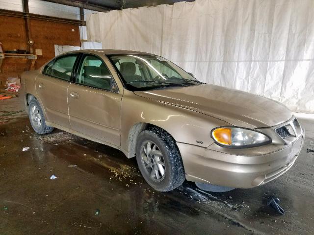 1G2NE52E95M178989 - 2005 PONTIAC GRAND AM S GOLD photo 1