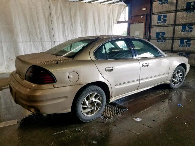 1G2NE52E95M178989 - 2005 PONTIAC GRAND AM S GOLD photo 4